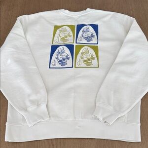 Katin Cream Crewneck Sweatshirt Size Medium